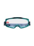 K2 Safety Goggles KPG-701 (Green) – Curved Lens, Dual Anti-Fog Coating, Wide Strap for Secure Fit